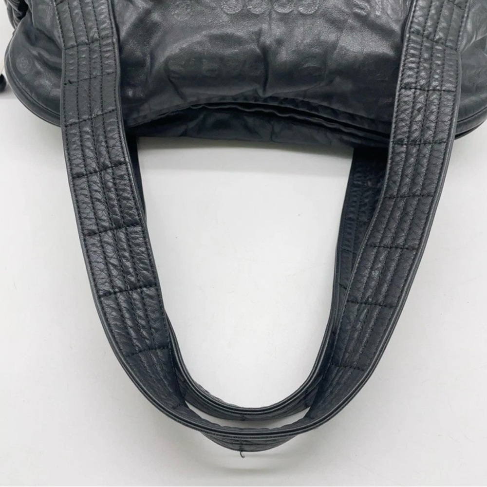Chanel Black Calfskin Rue Cambon Embossed Unlimited Shoulder Bag - Picture 10 of 14